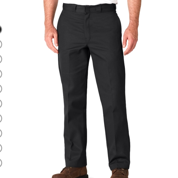 Dickies Pants Dickies 874 Original Fit Black Tapered Legs Classic Timeless Style Work Pants